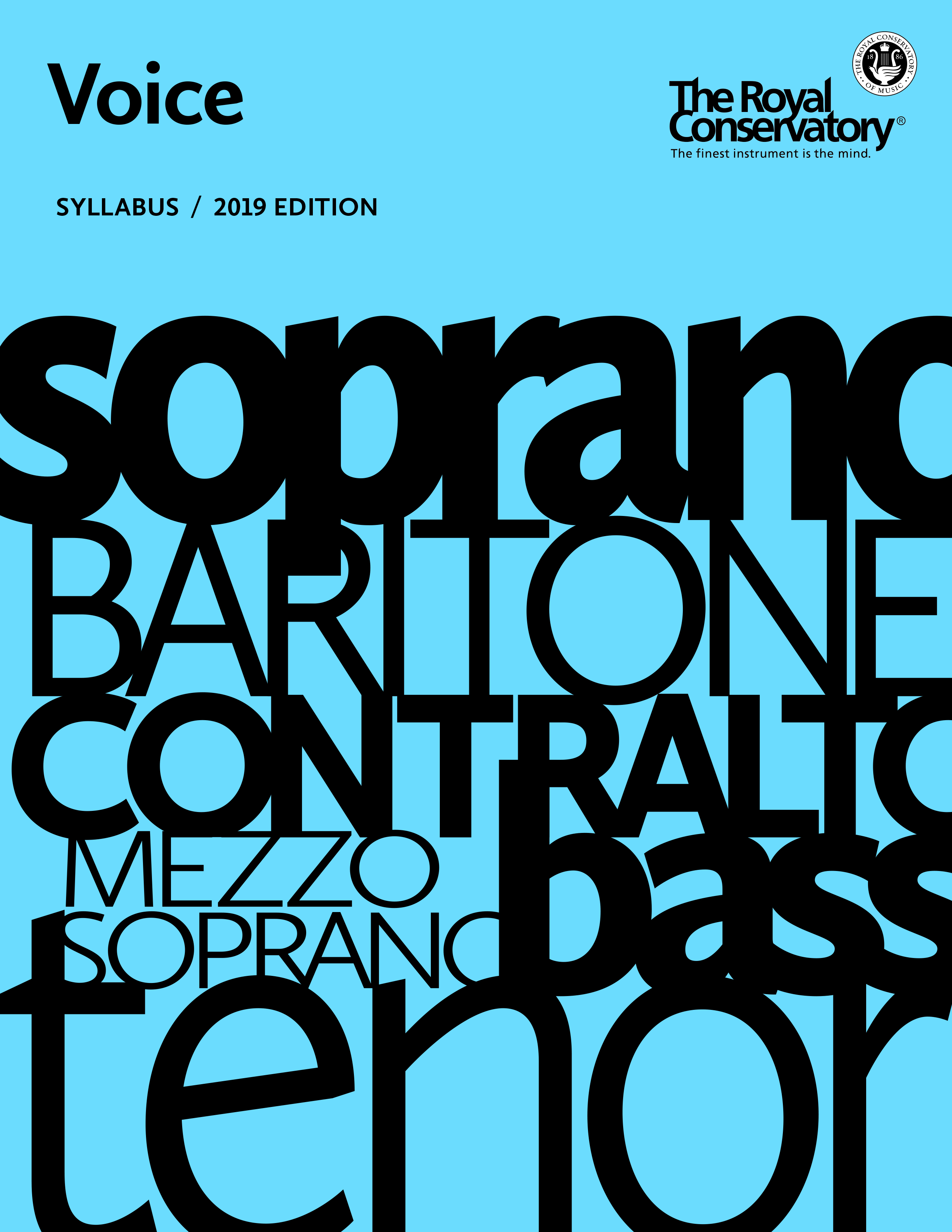 Voice Syllabus, 2019 Edition